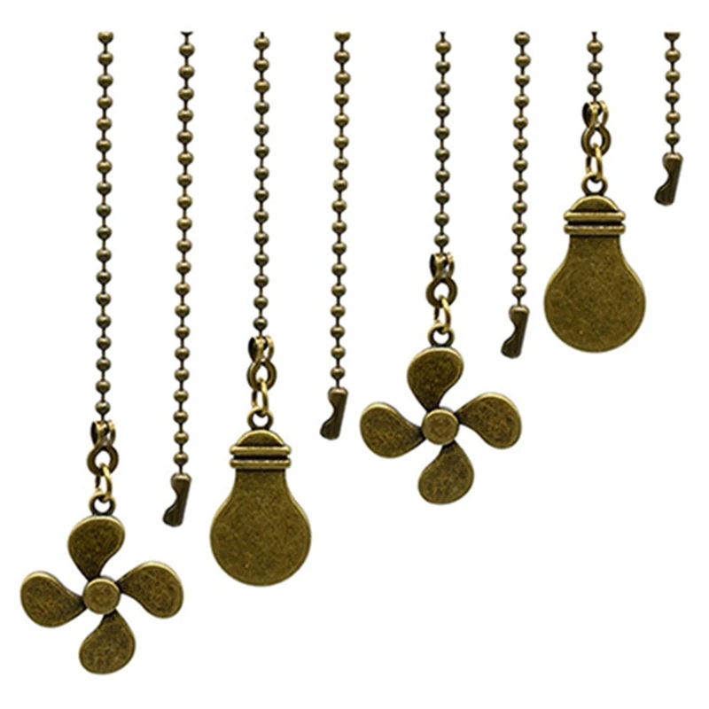 8Pcs Ceiling Fan Pull Chain Set,Bulb And Fan Pattern Pull Chain Extension Fan Pull Chain Pendant 12 Inch(Antique Bronze)
8Pcs Ceiling Fan Pull Chain Set,Bulb And Fan Pattern Pull Chain Extension Fan Pull Chain Pendant 12 Inch(Antique Bronze)