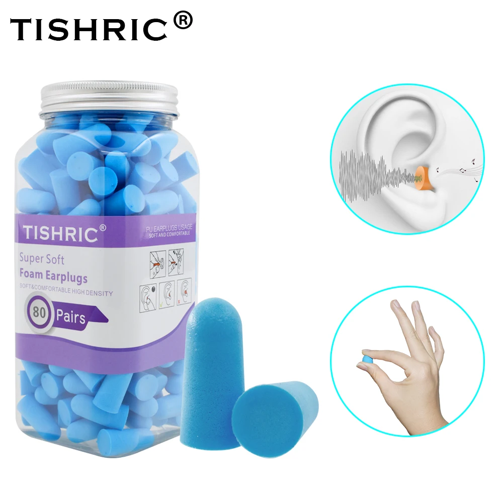 160PCS Ear Plugs Earplugs Noise Reduction Ear Plug Sleep Anti-noise Cancelling PU Sponge Soft Plugs For Sleeping Ear Protector
160PCS Ear Plugs Earplugs Noise Reduction Ear Plug Sleep Anti-noise Cancelling PU Sponge Soft Plugs For Sleeping Ear Protector
