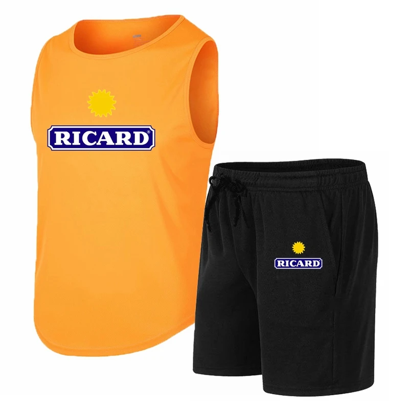 New Summer Tank Top + Shorts Quick Dry Male Fitness Running Vest Breathable Tracksuit 2pcs Outfits Sleeveless T-Shirt Set Ricard
New Summer Tank Top + Shorts Quick Dry Male Fitness Running Vest Breathable Tracksuit 2pcs Outfits Sleeveless T-Shirt Set Ricard