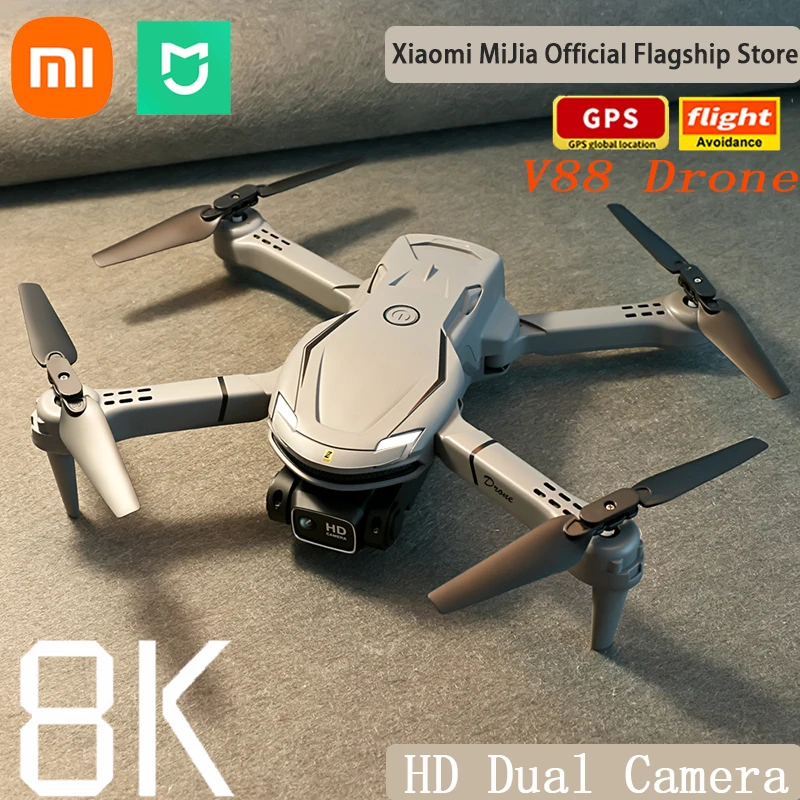 Xiaomi MiJia Original V88 Drone 8K Professional HD Aerial Photography Dual-Camera Omnidirectional Obstacle Avoidance Drone 5000M
Xiaomi MiJia Original V88 Drone 8K Professional HD Aerial Photography Dual-Camera Omnidirectional Obstacle Avoidance Drone 5000M
