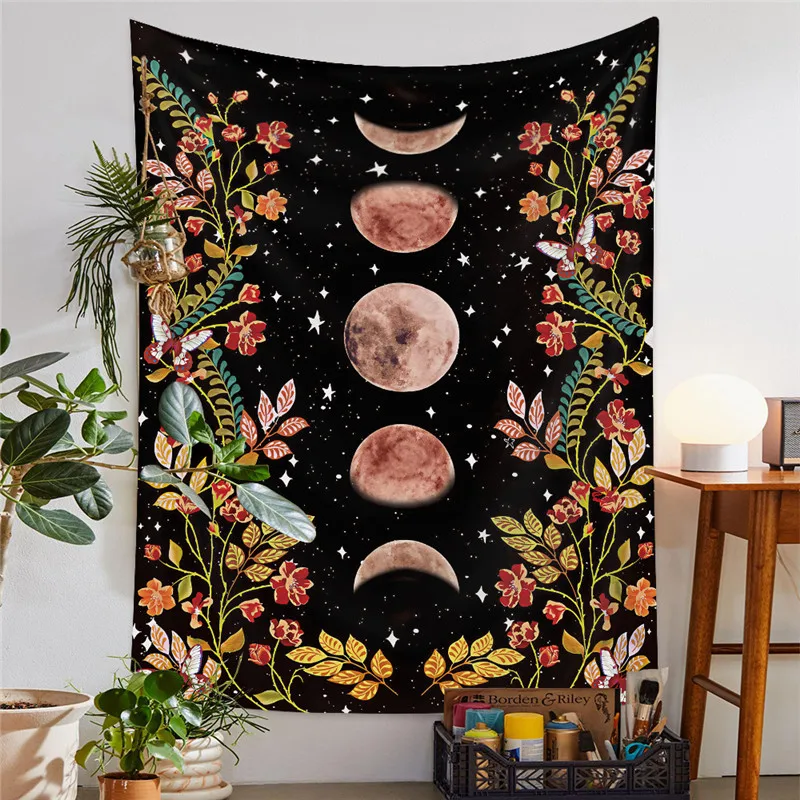 Bohemian Psychedelic Moon Starry Tapestry Flower Wall Hanging Sheets Room Dorm Tapestries Art Home Decoration
Bohemian Psychedelic Moon Starry Tapestry Flower Wall Hanging Sheets Room Dorm Tapestries Art Home Decoration