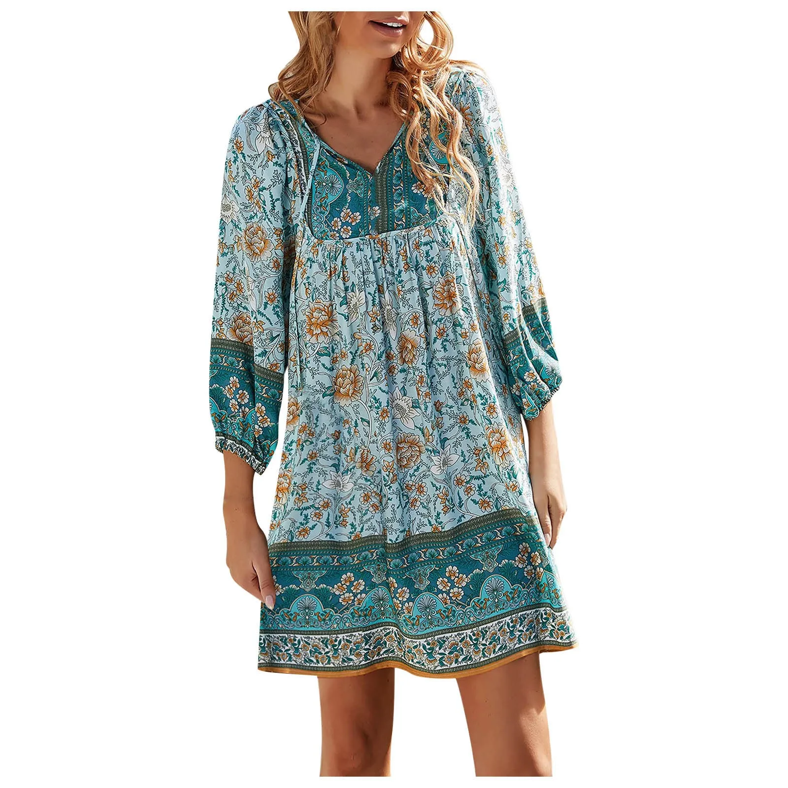 Элегантные повседневные женские платья, женское летнее винтажное платье, свободное богемное Платье с принтом 4
Элегантные повседневные женские платья, женское летнее винтажное платье, свободное богемное Платье с принтом 4