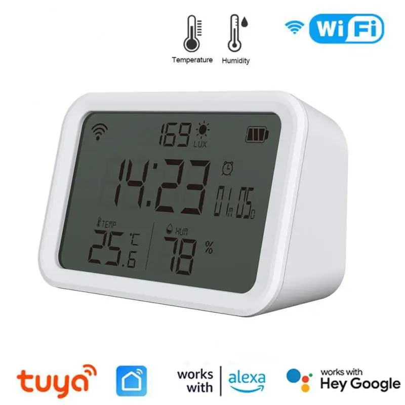 Works With Alexa Google Wizard Hygrometer Thermometer Wireless Smart Temperature And Humidity Sensor Battery Display Smart Home
Works With Alexa Google Wizard Hygrometer Thermometer Wireless Smart Temperature And Humidity Sensor Battery Display Smart Home