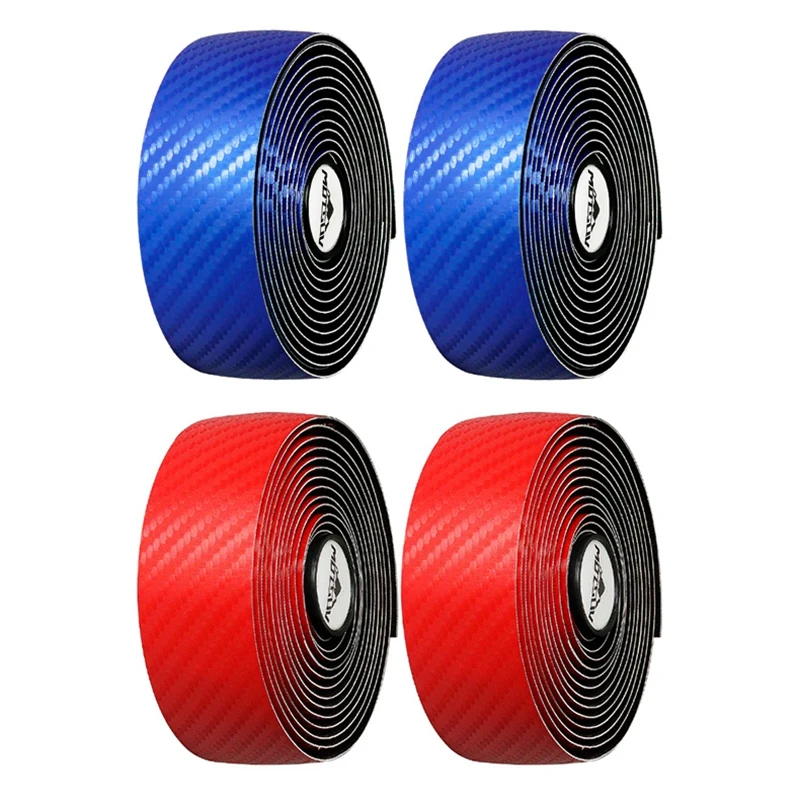 2Set MOTSUV Road Bike Handlebar Tape Carbon Bicycle Bar Tape Damping Anti-Vibration +2 Bar Plug Blue & Red
2Set MOTSUV Road Bike Handlebar Tape Carbon Bicycle Bar Tape Damping Anti-Vibration +2 Bar Plug Blue & Red