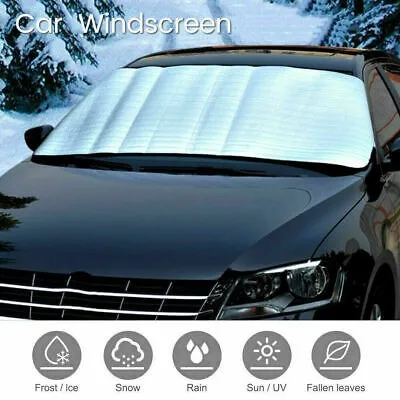 1PC Car Windscreen Windshield Frost Cover Ice Snow Shield Front Protector High Quality 4 Layers Material Exterior Car Cover Part
1PC Car Windscreen Windshield Frost Cover Ice Snow Shield Front Protector High Quality 4 Layers Material Exterior Car Cover Part