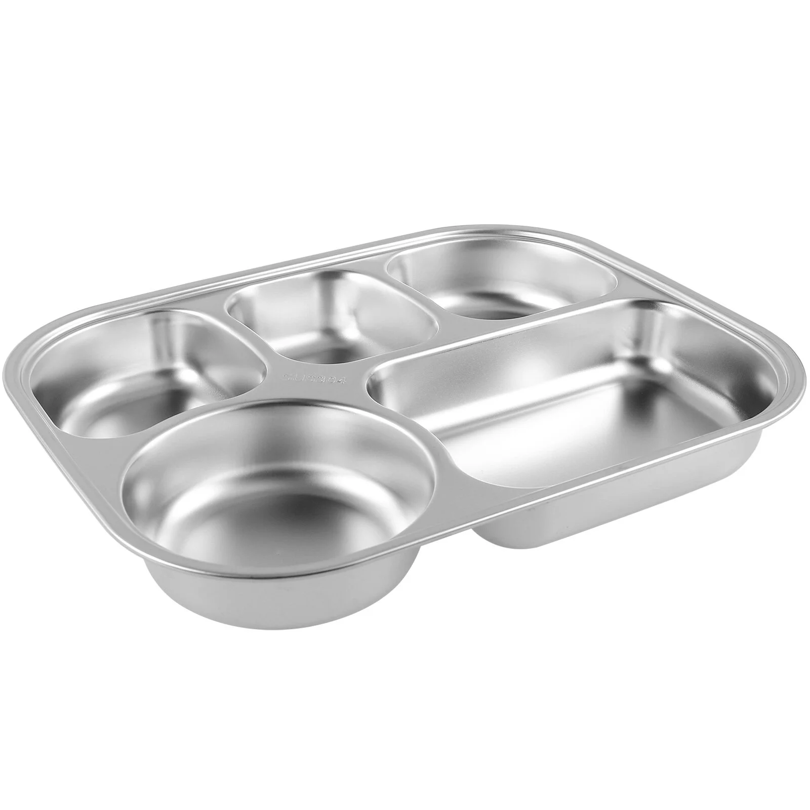 Plate Divided Food Holder Stainless Steel Tray Cover Plates Lunch Home Metal Student Trays
Plate Divided Food Holder Stainless Steel Tray Cover Plates Lunch Home Metal Student Trays