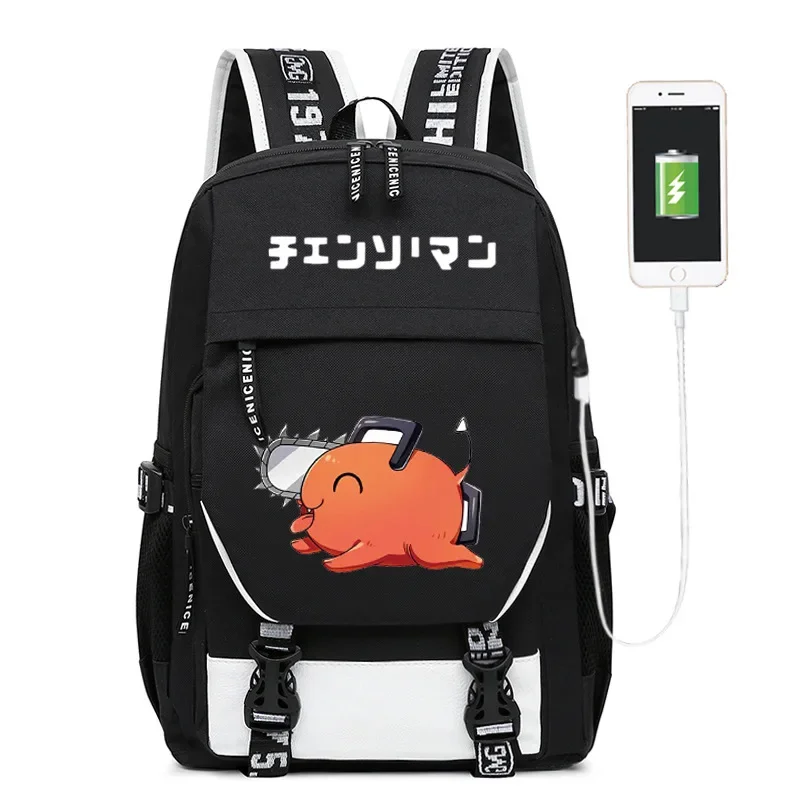 New Chainsaw Man Backpack Travel Bag Student School Bag Casual Youth School Bag Zipper School Bag Wear-resistant and Durable
New Chainsaw Man Backpack Travel Bag Student School Bag Casual Youth School Bag Zipper School Bag Wear-resistant and Durable