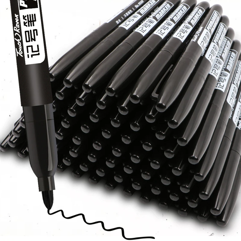 6 Pcs/Set Permanent Marker Pen Fine Point Waterproof Ink Thin Nib Crude Nib Black Blue Red Ink 1.5mm Fine Color Marker Pens
6 Pcs/Set Permanent Marker Pen Fine Point Waterproof Ink Thin Nib Crude Nib Black Blue Red Ink 1.5mm Fine Color Marker Pens