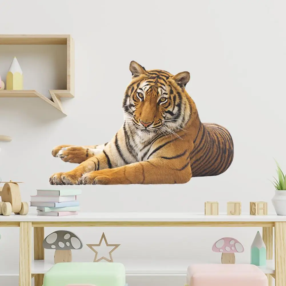 3d Tiger Wall Sticker Waterproof Removable Wall Decals Wallpaper For Nursery Living Room Bedroom Decoration dropshipping
3d Tiger Wall Sticker Waterproof Removable Wall Decals Wallpaper For Nursery Living Room Bedroom Decoration dropshipping