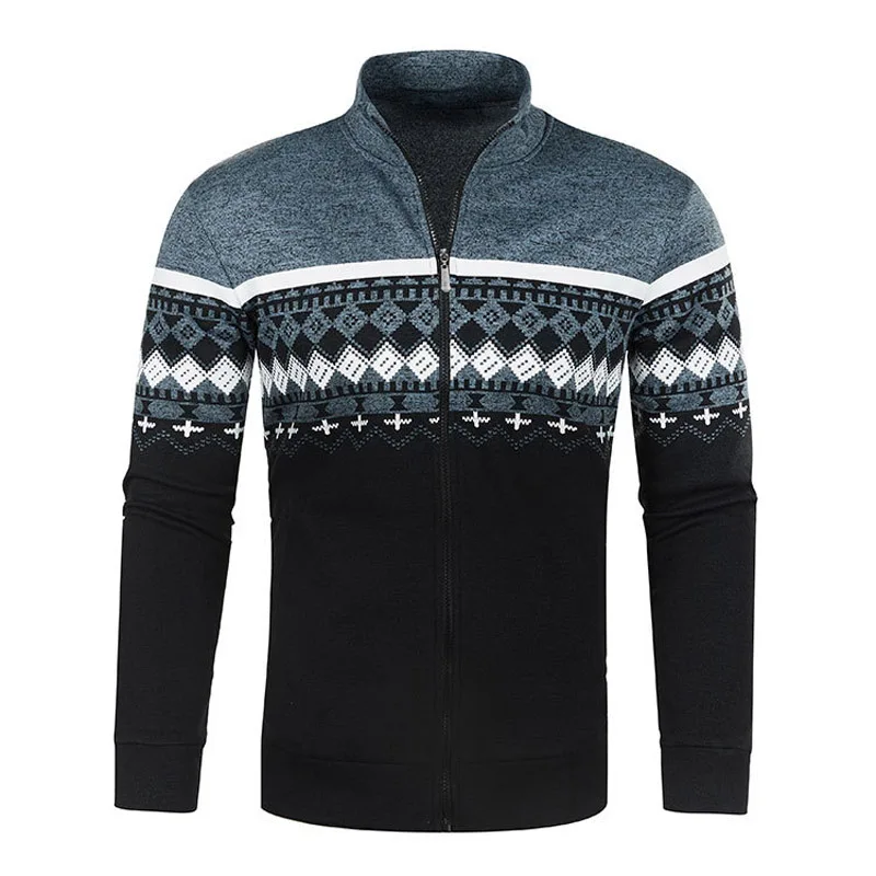 Men's Sweatshirts Casual Stand Collar Zip Up Knit Sweatshirt Men Long Sleeve Knitted Cardigan Tracksuit Slim Fit Men's Coat 3XL
Men's Sweatshirts Casual Stand Collar Zip Up Knit Sweatshirt Men Long Sleeve Knitted Cardigan Tracksuit Slim Fit Men's Coat 3XL