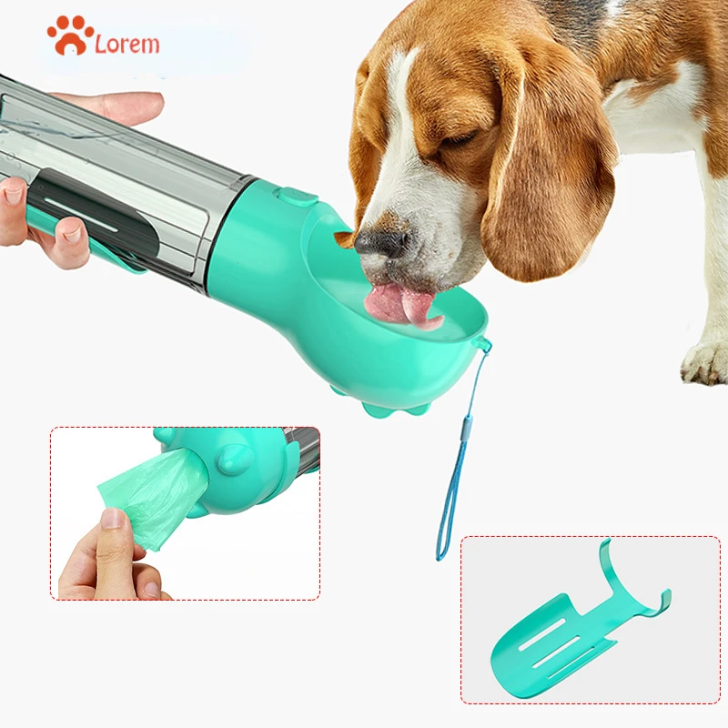 3 In 1 Portable Pet Dog Water Bottle Food Feeder Drinker Poop Dispenser Multifunctional Drinking Bowls For Dogs Outdoor Travel 
3 In 1 Portable Pet Dog Water Bottle Food Feeder Drinker Poop Dispenser Multifunctional Drinking Bowls For Dogs Outdoor Travel