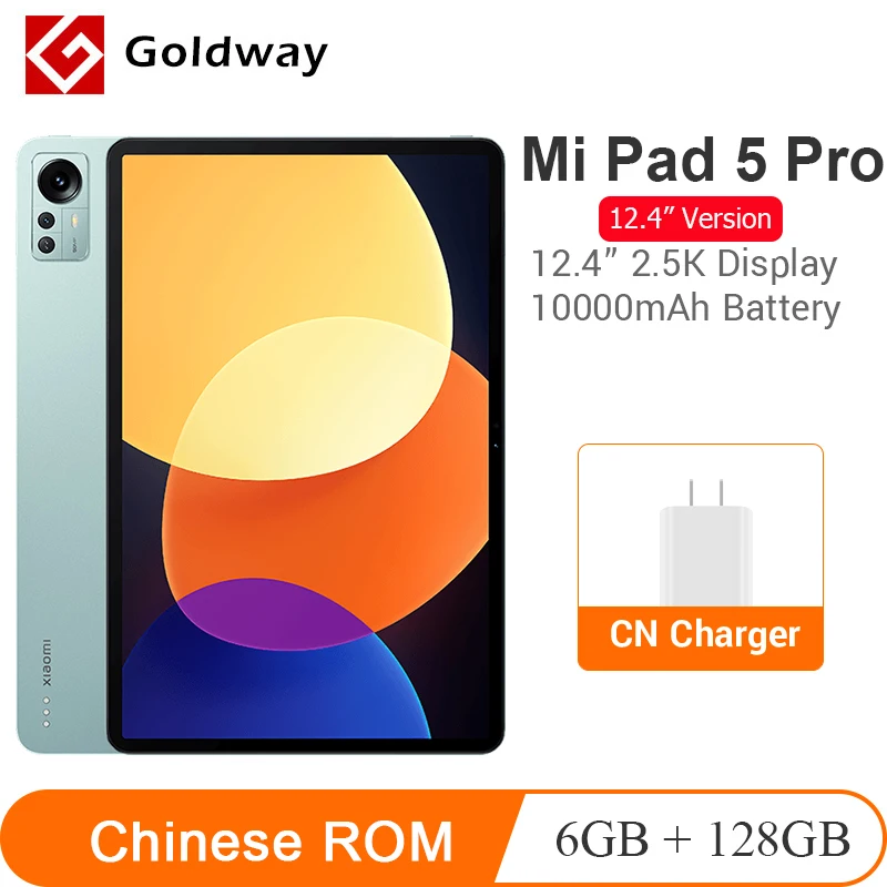 Планшеты Xiaomi Mi Pad 5 Pro 12 4 дюйма 128 ГБ/512 ГБ процессор Snapdragon 870 экран 120 Гц 2 k