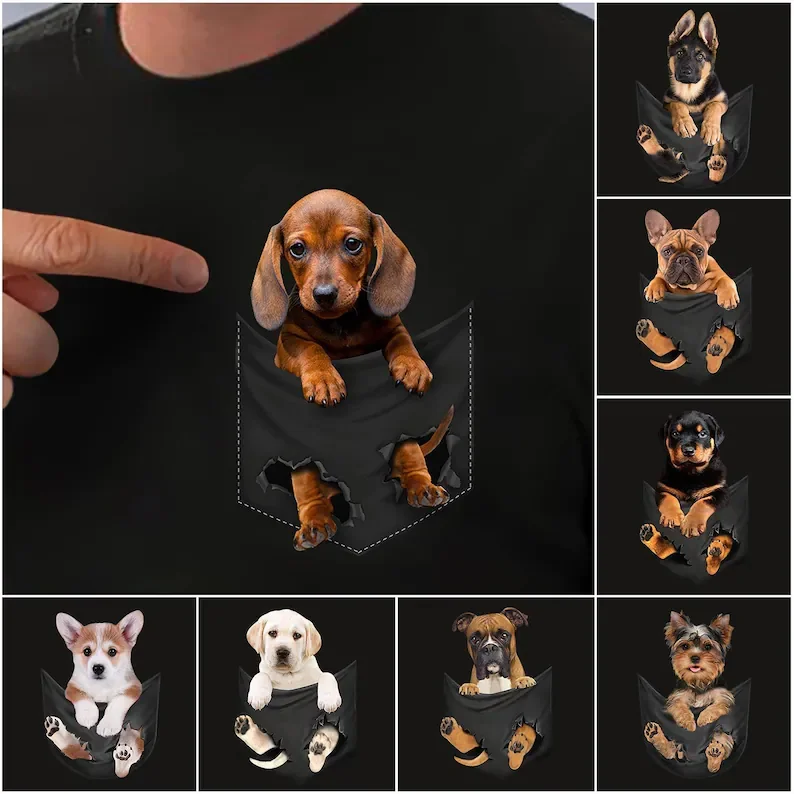 Dog In Pocket T-Shrt Cute Dog Shirt Dachshund In Pocket German Shepherd In Pocket T-Shirt Pug In Pocket Shirt
Dog In Pocket T-Shrt Cute Dog Shirt Dachshund In Pocket German Shepherd In Pocket T-Shirt Pug In Pocket Shirt