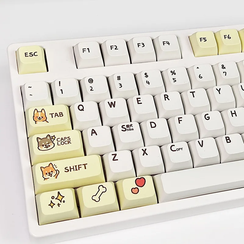 Shiba Inu Keycaps XDA Profile PBT Keycap Set 135 Key Caps Set DYE-SUB for Mechanical Keyboard Customization
Shiba Inu Keycaps XDA Profile PBT Keycap Set 135 Key Caps Set DYE-SUB for Mechanical Keyboard Customization