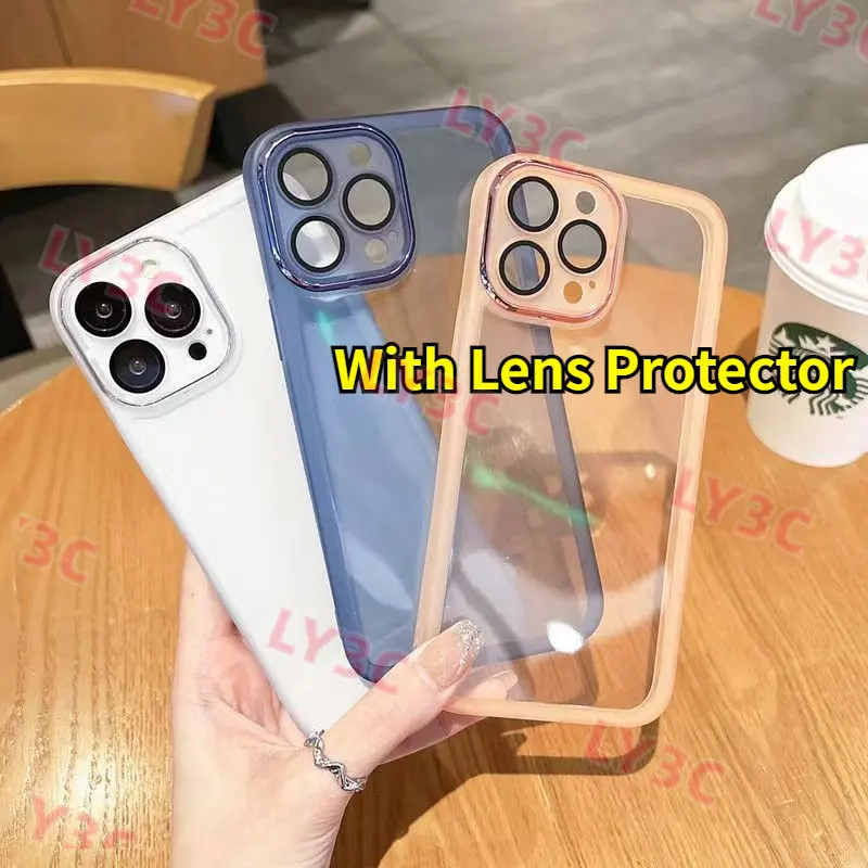 Case for IPhone 6 6S 7 8 6PLUS 7PLUS 8PLUS XR XS 11 PRO MAX Camera Lens Protector Solid Color Transparent Silicone Soft Cover
Case for IPhone 6 6S 7 8 6PLUS 7PLUS 8PLUS XR XS 11 PRO MAX Camera Lens Protector Solid Color Transparent Silicone Soft Cover