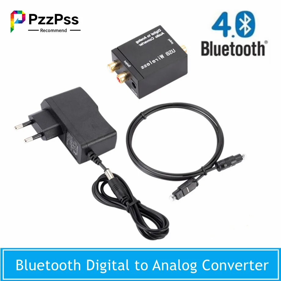 PzzPss Bluetooth4.0 цифро-аналоговый аудио конвертер адаптер Усилитель декодер
