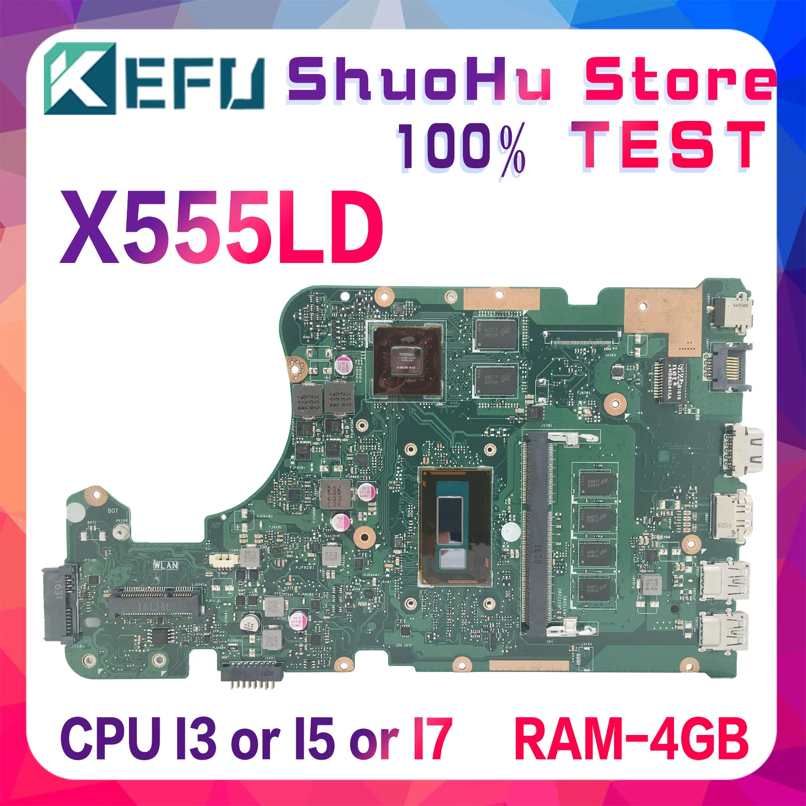 X555L A555L K555F F555L Материнская плата ASUS X555LD X555LP X555LN X555LB X555LI X555LF X555LJ X555LDB материнская плата для ноутбука i3 i5 i7
X555L A555L K555F F555L Материнская плата ASUS X555LD X555LP X555LN X555LB X555LI X555LF X555LJ X555LDB материнская плата для ноутбука i3 i5 i7