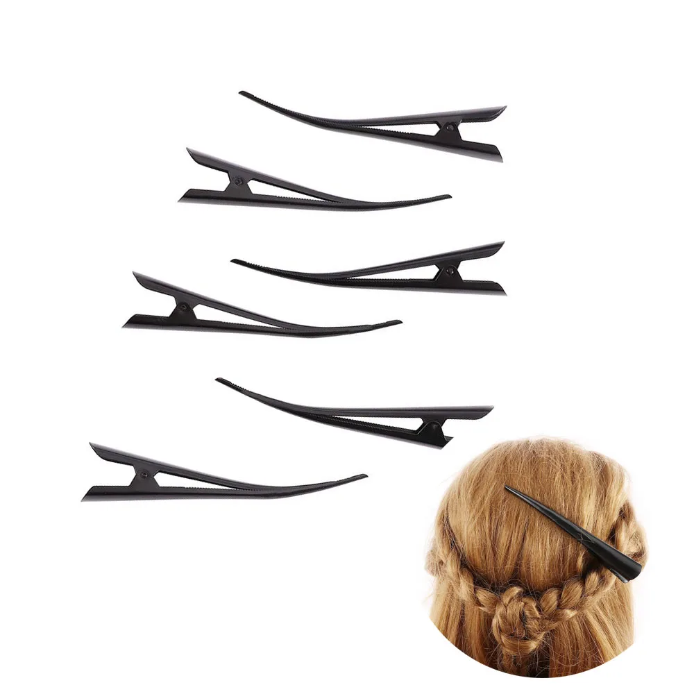 6/12Pcs Black Metal Non-slip Crocodile Clip Horn Hair Clip Hairdressing Hair Styling Tools Washing Face Headwear For Women Girls
6/12Pcs Black Metal Non-slip Crocodile Clip Horn Hair Clip Hairdressing Hair Styling Tools Washing Face Headwear For Women Girls