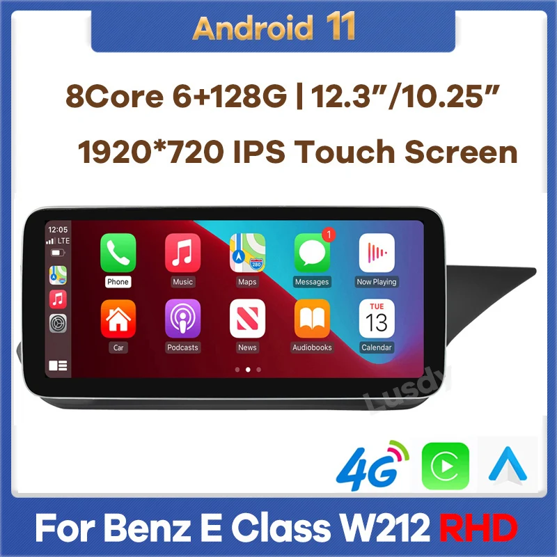Мультимедийный плеер, плеер на Android 11, 8 ядер, 10,25 дюйма, 8 ГБ + 128 ГБ, с GPS, для Mercedes Benz E Class W212, 2009-2015, RHD
Мультимедийный плеер, плеер на Android 11, 8 ядер, 10,25 дюйма, 8 ГБ + 128 ГБ, с GPS, для Mercedes Benz E Class W212, 2009-2015, RHD