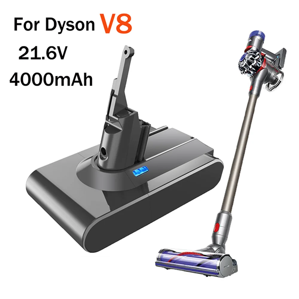

new21.6V 4000mAh Replacement Battery for Dyson V8 Absolute Handheld Vacuum Cleaner Vaccination V8 Battery V8 Series SV10