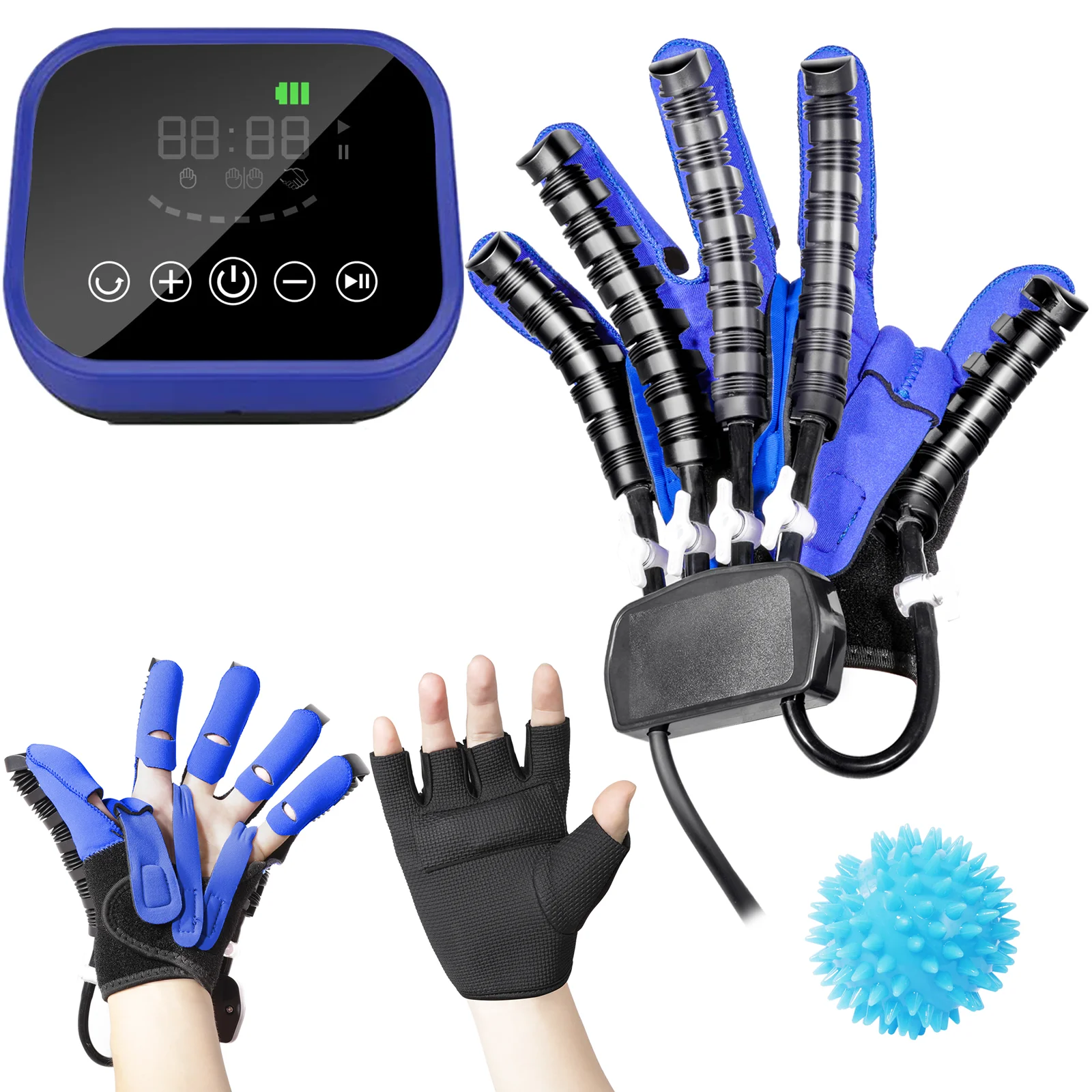 Electric Hand Rehabilitation Robot Gloves Finger Trainer Hand wind Hemiplegia Hand Function Recovery Training Glove Massager
Electric Hand Rehabilitation Robot Gloves Finger Trainer Hand wind Hemiplegia Hand Function Recovery Training Glove Massager