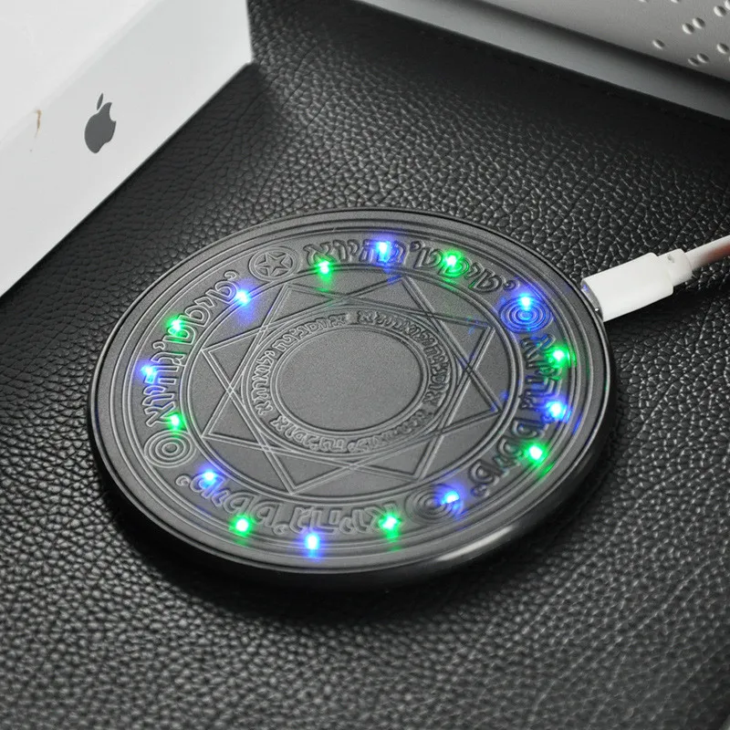 Glowing Magic Array Wireless Charger Qi 10W Fast Charging For Samsung Galaxy S21 Ultra Slim Wireless Charging Pad For IPhone 13 
Glowing Magic Array Wireless Charger Qi 10W Fast Charging For Samsung Galaxy S21 Ultra Slim Wireless Charging Pad For IPhone 13