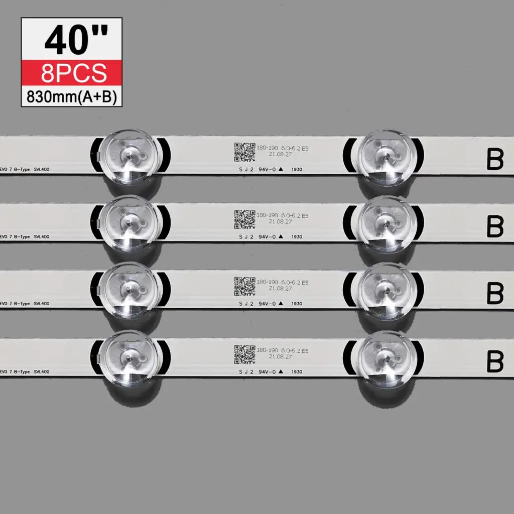 New Kit 8 PCS LED Backlight strip For LIG40LF630V 40LF570V 40LH5300 INNOTEK 40 DRT4.0 DRT 4.0 3.0 40 inch A B SVL400 6916L-0885A
New Kit 8 PCS LED Backlight strip For LIG40LF630V 40LF570V 40LH5300 INNOTEK 40 DRT4.0 DRT 4.0 3.0 40 inch A B SVL400 6916L-0885A