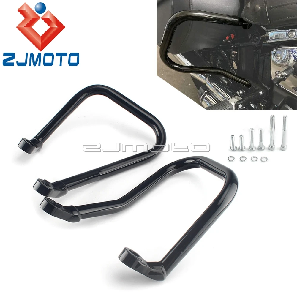 Для Harley Softail Heritage Classic FLHC/FLHCS 114 2018-up Задняя седельная сумка Crash Bar Мотоциклетная седельная сумка для шоссе Защитный бампер
Для Harley Softail Heritage Classic FLHC/FLHCS 114 2018-up Задняя седельная сумка Crash Bar Мотоциклетная седельная сумка для шоссе Защитный бампер