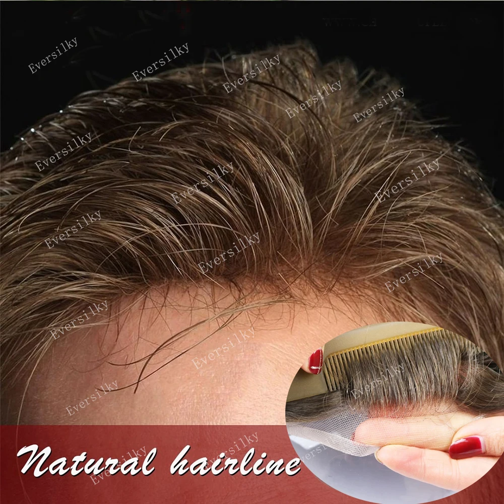 Q6 Breathable Brown Blonde Swiss Lace Front & PU Natural Hairline Toupee Replacement System 100% Human Hair For Men Bleach Knots
Q6 Breathable Brown Blonde Swiss Lace Front & PU Natural Hairline Toupee Replacement System 100% Human Hair For Men Bleach Knots