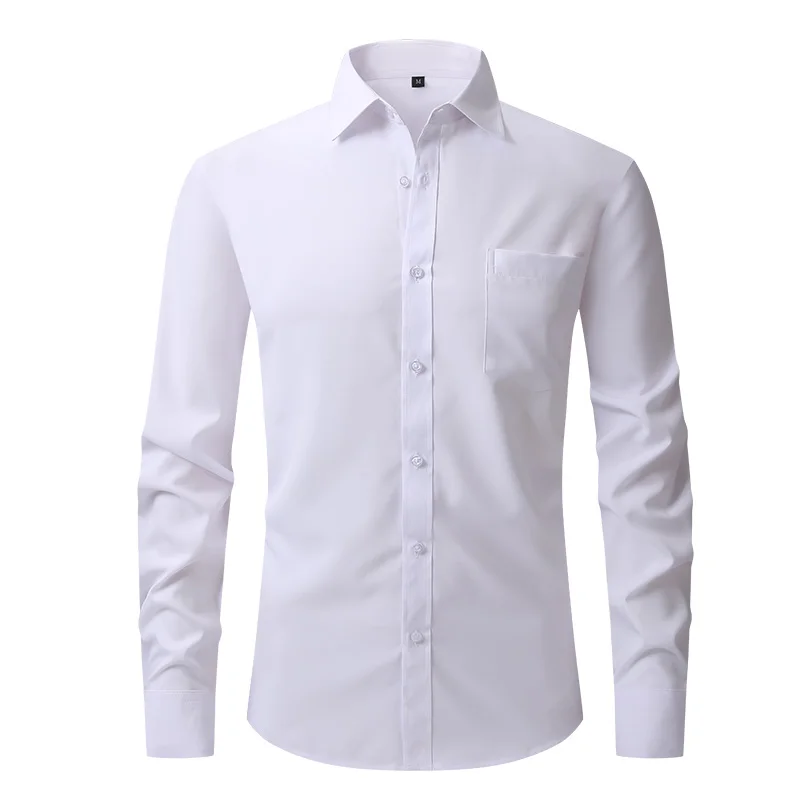 2023 Dress Business Soild Long Sleeved Anti-Wrinkle Stretch Slim Elastic Fit Male Men Social Formal Shirt USA SIZE S-2XL
2023 Dress Business Soild Long Sleeved Anti-Wrinkle Stretch Slim Elastic Fit Male Men Social Formal Shirt USA SIZE S-2XL