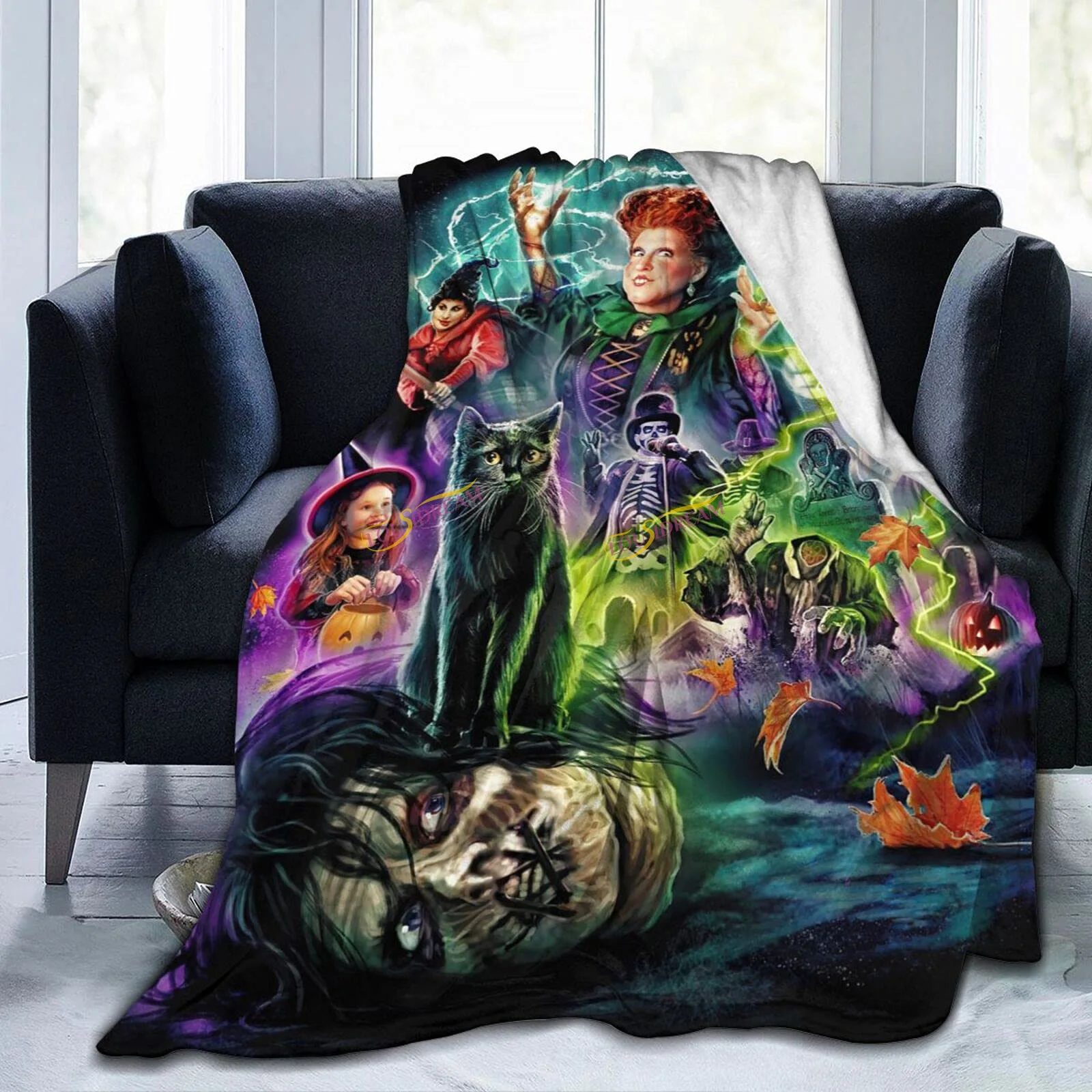 Одеяло Hocus Pocus, Фланелевое шерстяное одеяло, удобное теплое одеяло, подходит для дивана или кровати, офисное всесезонное одеяло
Одеяло Hocus Pocus, Фланелевое шерстяное одеяло, удобное теплое одеяло, подходит для дивана или кровати, офисное всесезонное одеяло
