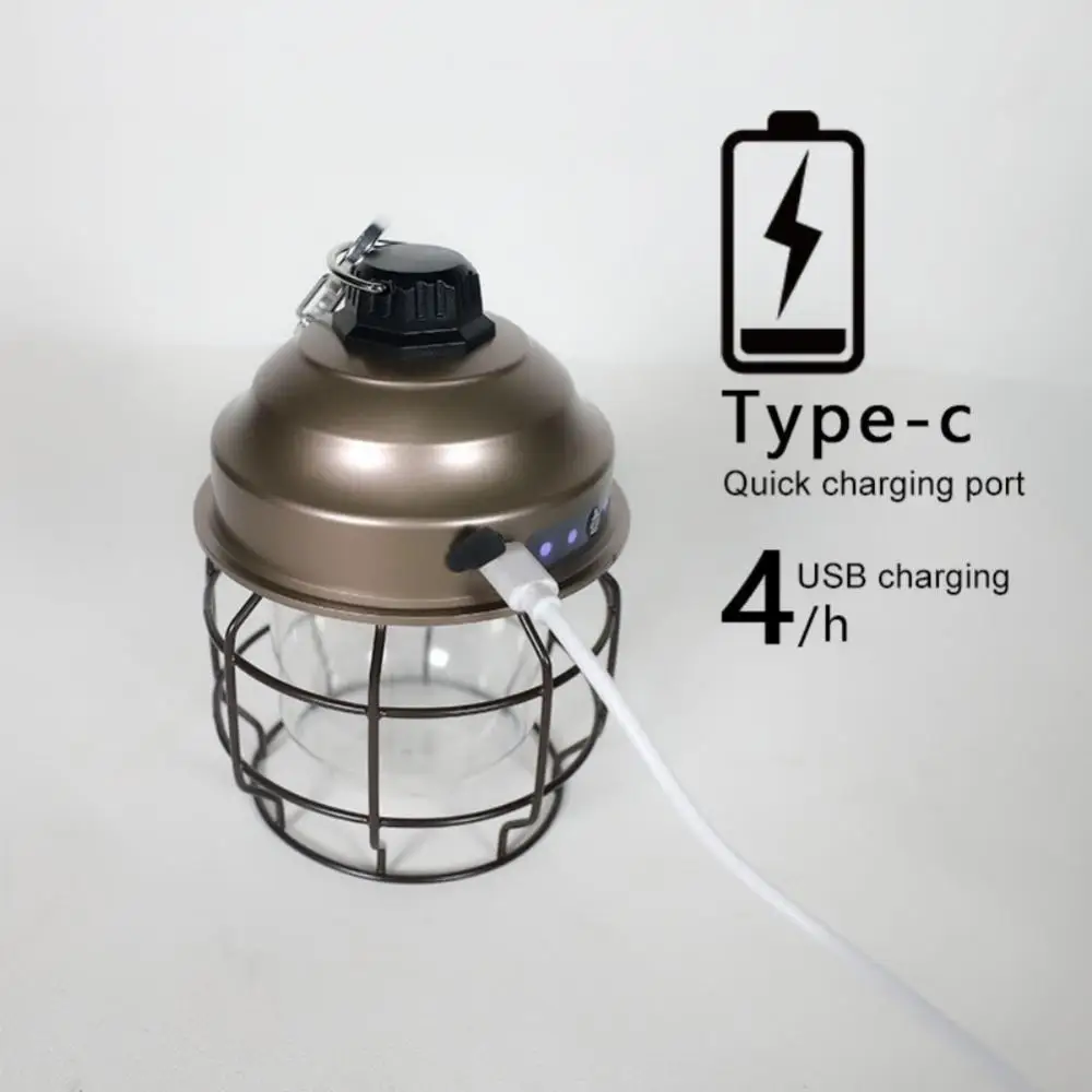 Multi-functionality Metal Hanging Lanterns Quality 3600mah Type-c Charging Hiking Lamp Usb Charging Tent Light Emergency Lamp 
Multi-functionality Metal Hanging Lanterns Quality 3600mah Type-c Charging Hiking Lamp Usb Charging Tent Light Emergency Lamp