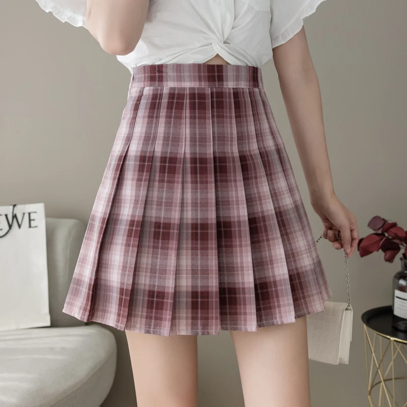 Skirt Women's Fashion 2022 Spring and Summer New Japanese Style All-match "dry Rose" Plaid College Style Uniform Pleated Skirt
Skirt Women's Fashion 2022 Spring and Summer New Japanese Style All-match "dry Rose" Plaid College Style Uniform Pleated Skirt