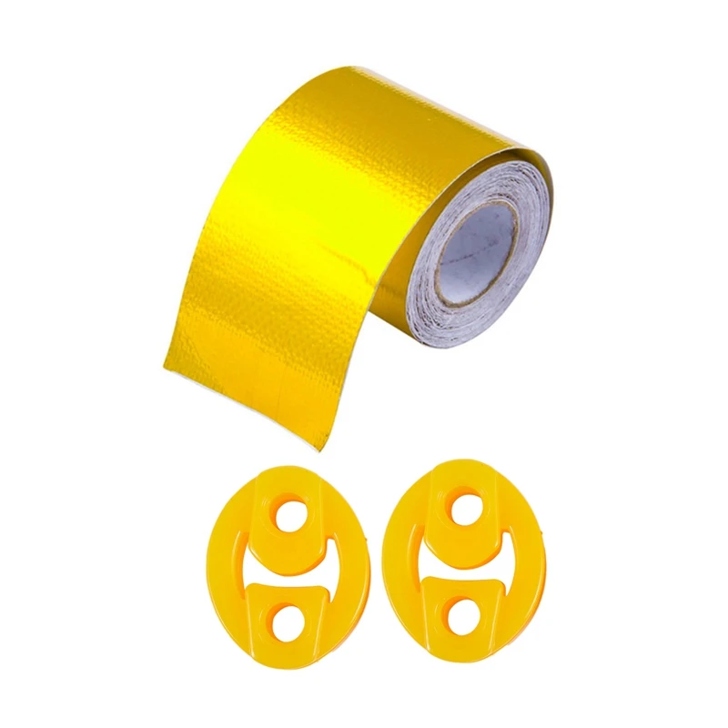 3 Pcs Accessories: Rubber 2 Holes Race Car Muffler Exhaust Hanger Bushing 2 Pcs & 1 Pcs Reflect A Gold Thermal Tape
3 Pcs Accessories: Rubber 2 Holes Race Car Muffler Exhaust Hanger Bushing 2 Pcs & 1 Pcs Reflect A Gold Thermal Tape