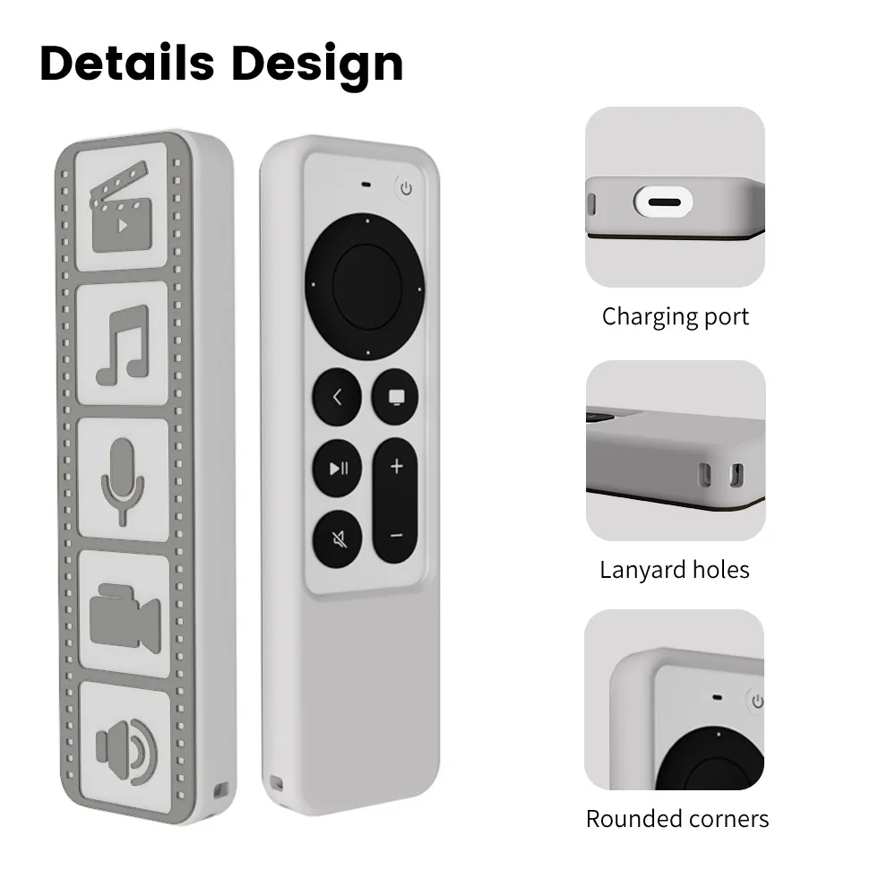 Силиконовый защитный чехол для пульта дистанционного управления Apple Tv 4k Dual Color 6 Generation 2021 Apple Tv 4k
Силиконовый защитный чехол для пульта дистанционного управления Apple Tv 4k Dual Color 6 Generation 2021 Apple Tv 4k
