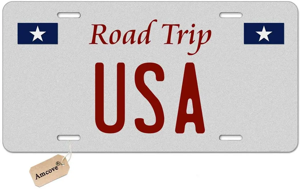 Номерной знак Road Trip США, декоративный автомобильный передний номерной знак, туалетный знак, металлический автомобильный номерной знак
Номерной знак Road Trip США, декоративный автомобильный передний номерной знак, туалетный знак, металлический автомобильный номерной знак