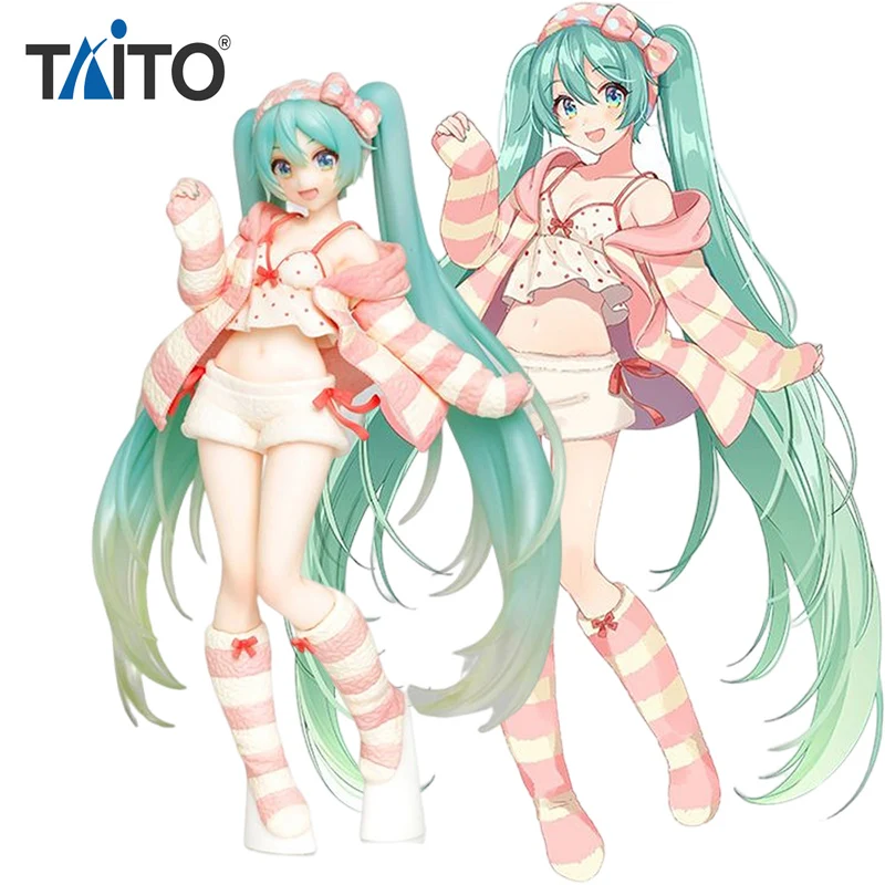 In Stock TAiTO VOCALOID Hatsune Miku Costumes Miku Pink Pajamas Ver. PVC 18CM Anime Action Figures Model Collection Ornament Toy
In Stock TAiTO VOCALOID Hatsune Miku Costumes Miku Pink Pajamas Ver. PVC 18CM Anime Action Figures Model Collection Ornament Toy