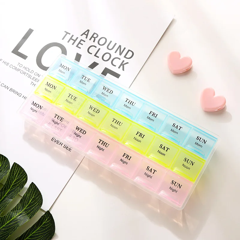 Household dispensing portable small pill box 7 days a week plastic dispenser transparent pill box storage small box customiza
Household dispensing portable small pill box 7 days a week plastic dispenser transparent pill box storage small box customiza
