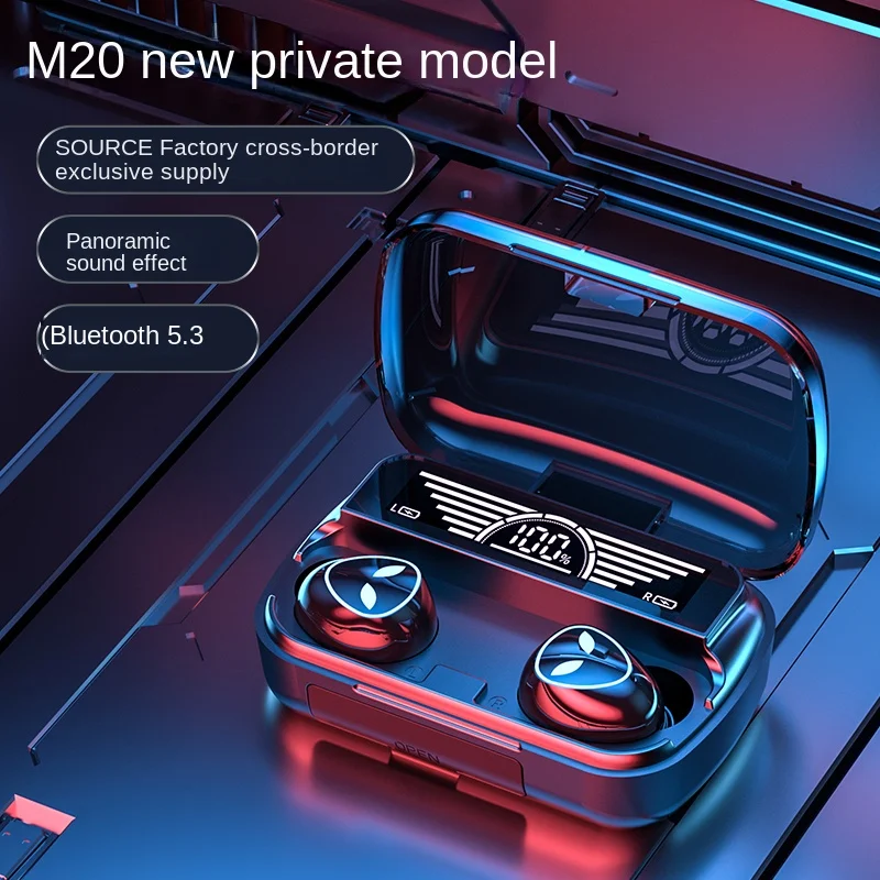 Наушники-вкладыши M20 TWS наушники M10 Intelligente с сенсорным управлением беспроводные Bluetooth-наушники совместимые с водонепроницаемым светодиодным дисплеем с микрофоном
Наушники-вкладыши M20 TWS наушники M10 Intelligente с сенсорным управлением беспроводные Bluetooth-наушники совместимые с водонепроницаемым светодиодным дисплеем с микрофоном