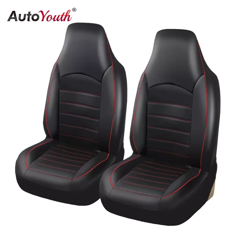 Universal PU Leather Car Front Seat Covers High Back Bucket Seat Cover Fit Most Cars, Trucks, SUVS, 2 PCS Auto Seat Covers
Universal PU Leather Car Front Seat Covers High Back Bucket Seat Cover Fit Most Cars, Trucks, SUVS, 2 PCS Auto Seat Covers
