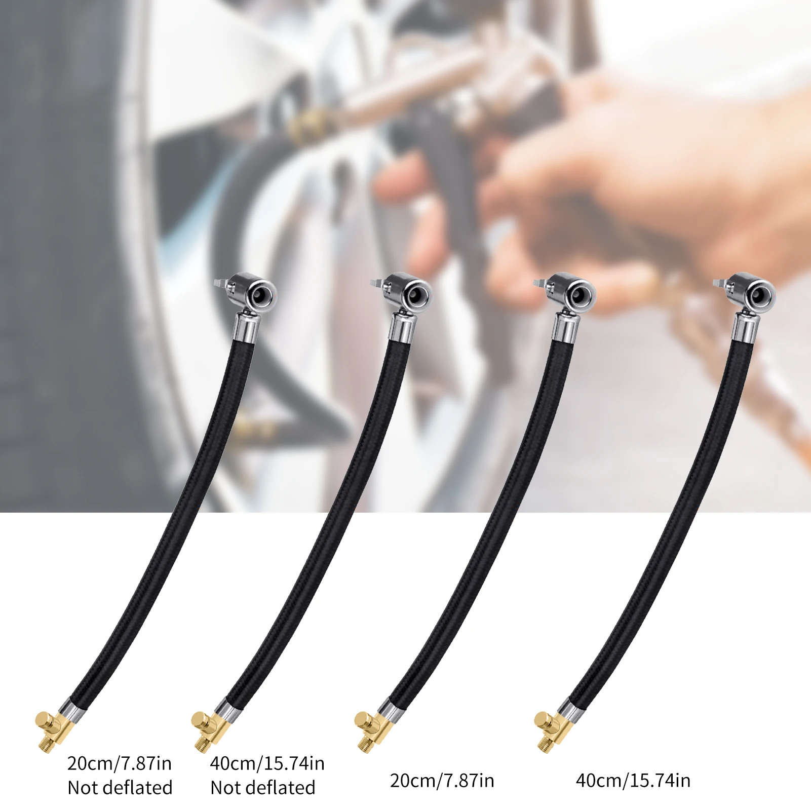 Tire Iation Extending Air Hose 300PSI Rubber Iator Extending Tubes High-Pressure Tube Car Motorcycle Maintenance
Tire Iation Extending Air Hose 300PSI Rubber Iator Extending Tubes High-Pressure Tube Car Motorcycle Maintenance