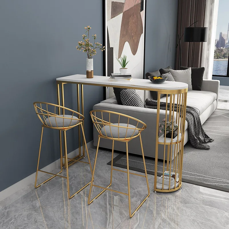 Nordic Stone Plate Bar Counter Home Long Table Wall Oval Bar Counter Simple Kitchen Living Room High Leg Table and Chair
Nordic Stone Plate Bar Counter Home Long Table Wall Oval Bar Counter Simple Kitchen Living Room High Leg Table and Chair