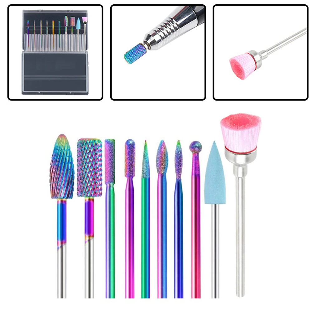 10 In 1 Electric Nail Drill Bits 3/32inch Tungsten Carbide Nail Files Polishing For Manicure Machine Nail Files Accessories
10 In 1 Electric Nail Drill Bits 3/32inch Tungsten Carbide Nail Files Polishing For Manicure Machine Nail Files Accessories