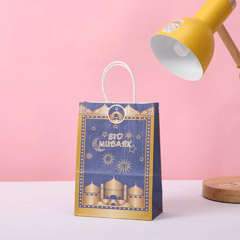 6pcs Eid Mubarak Kraft Paper Gift Bags 2023 Ramadan Decoration for Home Stars Moon Muslim Islam Ramadan Kareem Party Supplies
6pcs Eid Mubarak Kraft Paper Gift Bags 2023 Ramadan Decoration for Home Stars Moon Muslim Islam Ramadan Kareem Party Supplies