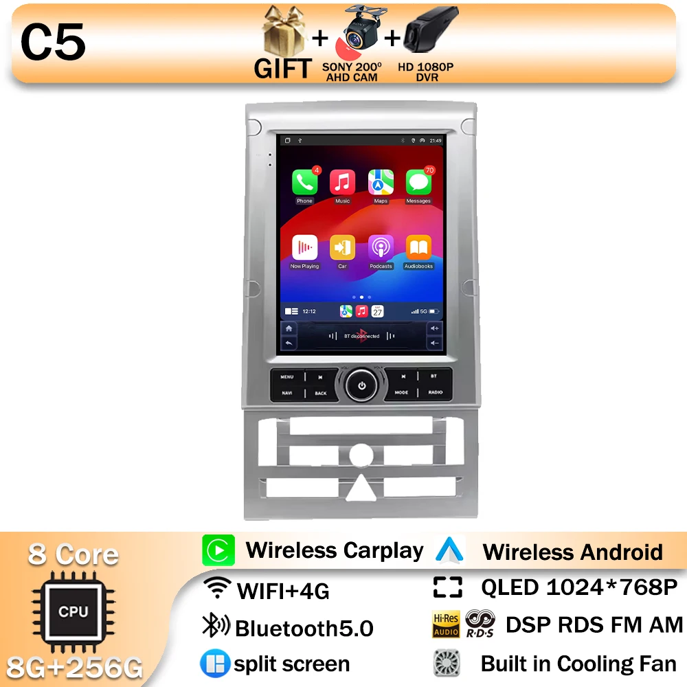 Для Peugeot 407 2004-2011 Tesla Style Android 14 Автомобильный радиоприемник 4G LET Беспроводной CarPlay Стерео Мультимедийный плеер GPS DSP Головное устройство
Для Peugeot 407 2004-2011 Tesla Style Android 14 Автомобильный радиоприемник 4G LET Беспроводной CarPlay Стерео Мультимедийный плеер GPS DSP Головное устройство