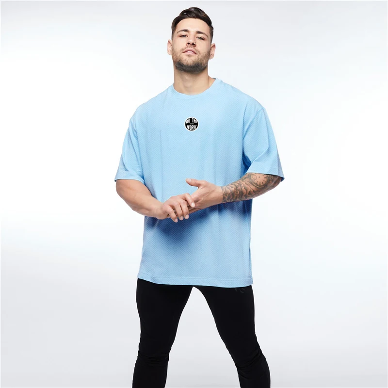 Gym Sport Shirt Loose Mesh Breathable T Shirt Men Short Sleeve Casual Shirt Bodybuilding Workout Training Tees Fitness T-shirts
Gym Sport Shirt Loose Mesh Breathable T Shirt Men Short Sleeve Casual Shirt Bodybuilding Workout Training Tees Fitness T-shirts