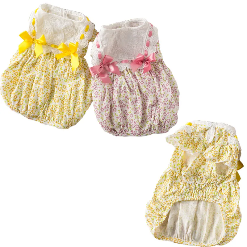 Sweet Dog Dress Summer Puppy Clothes Floral Dog Shirt Tutu Skirt Pet Clothing Dog Princess Dresses For Small Dogs Girl Costume L
Sweet Dog Dress Summer Puppy Clothes Floral Dog Shirt Tutu Skirt Pet Clothing Dog Princess Dresses For Small Dogs Girl Costume L