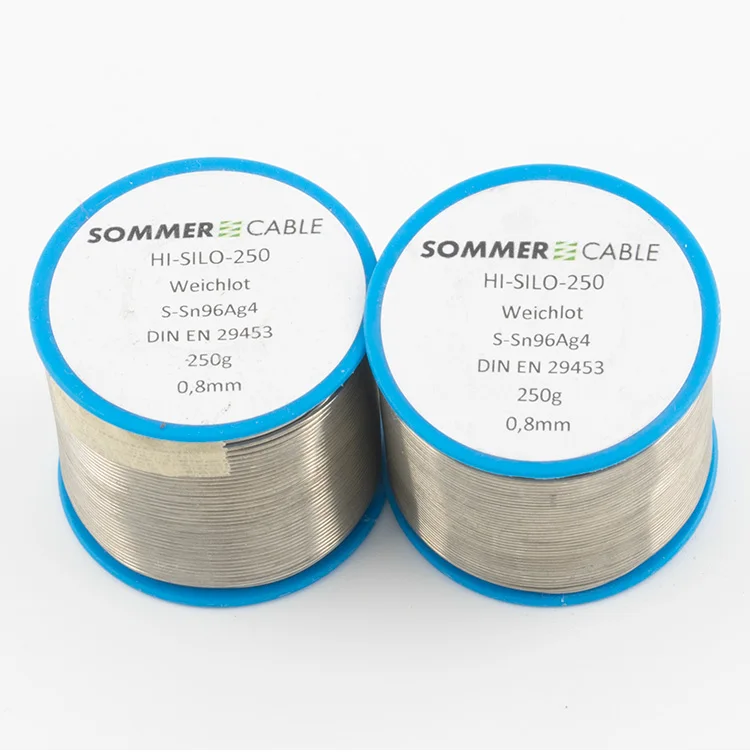 Original German Original Sommer Cable HI-SILO-250 HICON SILVER SOLDER, HIGH PERFORMANCE with 4 % Silver Lead-free Accord
Original German Original Sommer Cable HI-SILO-250 HICON SILVER SOLDER, HIGH PERFORMANCE with 4 % Silver Lead-free Accord