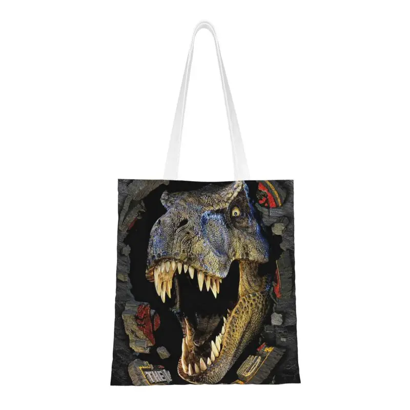 Jurassic Park Logo Groceries Shopping Bags Cute Print Canvas Shopper Shoulder Tote Bags Large Capacity Dinosaur Movie Handbag
Jurassic Park Logo Groceries Shopping Bags Cute Print Canvas Shopper Shoulder Tote Bags Large Capacity Dinosaur Movie Handbag