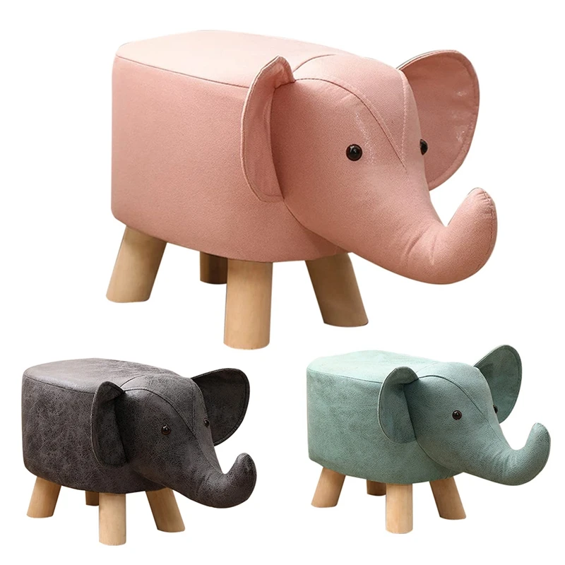 Small Footstool For Children, Elephant Animal Shape, Footstool With 4 Wooden Legs, Fabric Ottoman Upholstered Footrest
Small Footstool For Children, Elephant Animal Shape, Footstool With 4 Wooden Legs, Fabric Ottoman Upholstered Footrest